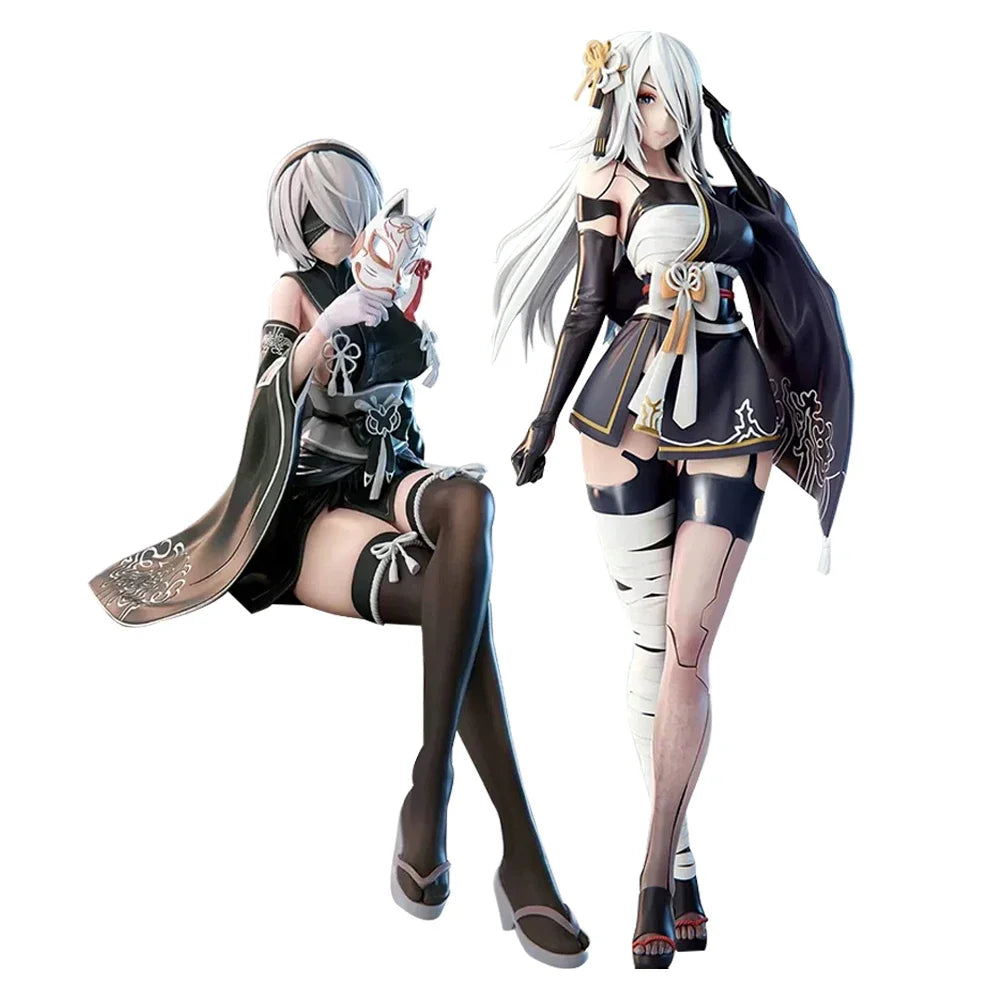 Nier: Era Of Machinery Kimono Yurha Sitting Posture Standing Posture Figurine Ornamental Ornaments Gifts