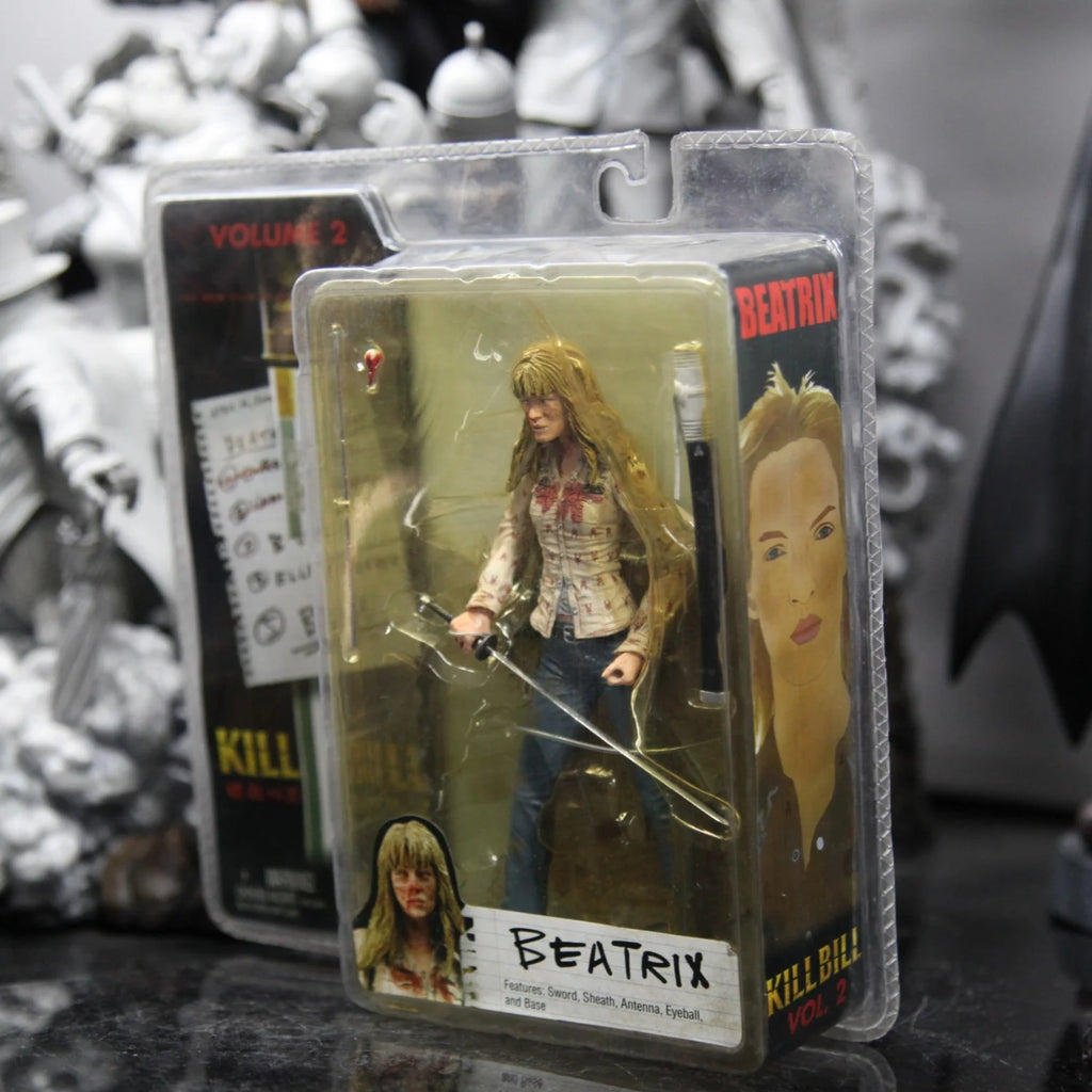 Neca Kill Bill Female Lead Uma Thurman Battle Damage New Movable Doll Action Figure Model Toy Collection Ornament Gifts
