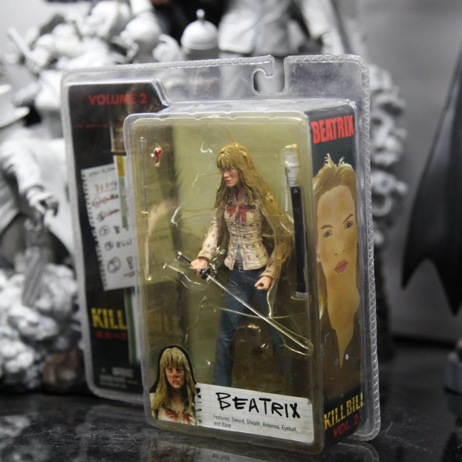 Neca Kill Bill Female Lead Uma Thurman Battle Damage New Movable Doll Action Figure Model Toy Collection Ornament Gifts