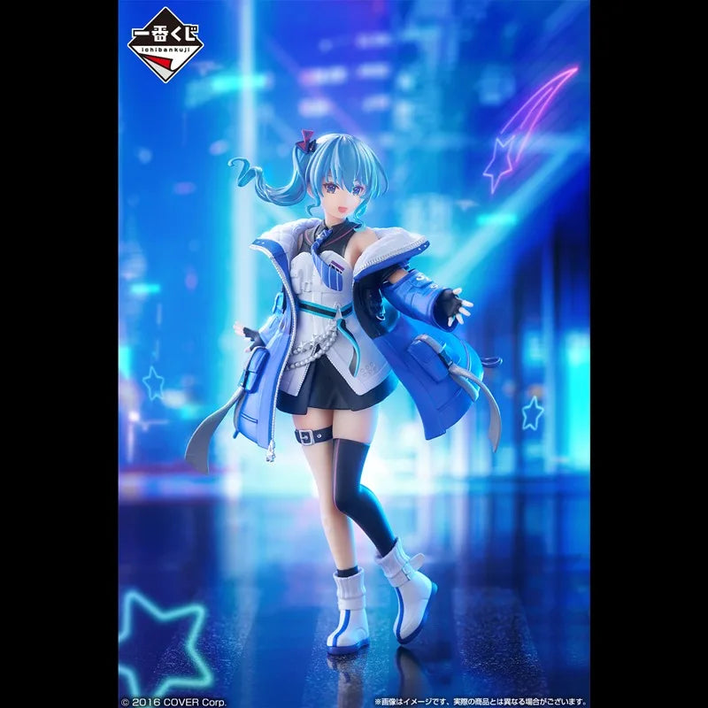 In Stock Original BANDAI Ichiban Hoshimati Suisei Nekomata Okayu Usada Pekora Hakui Koyori Cyberpunk Style Anime Character Toys