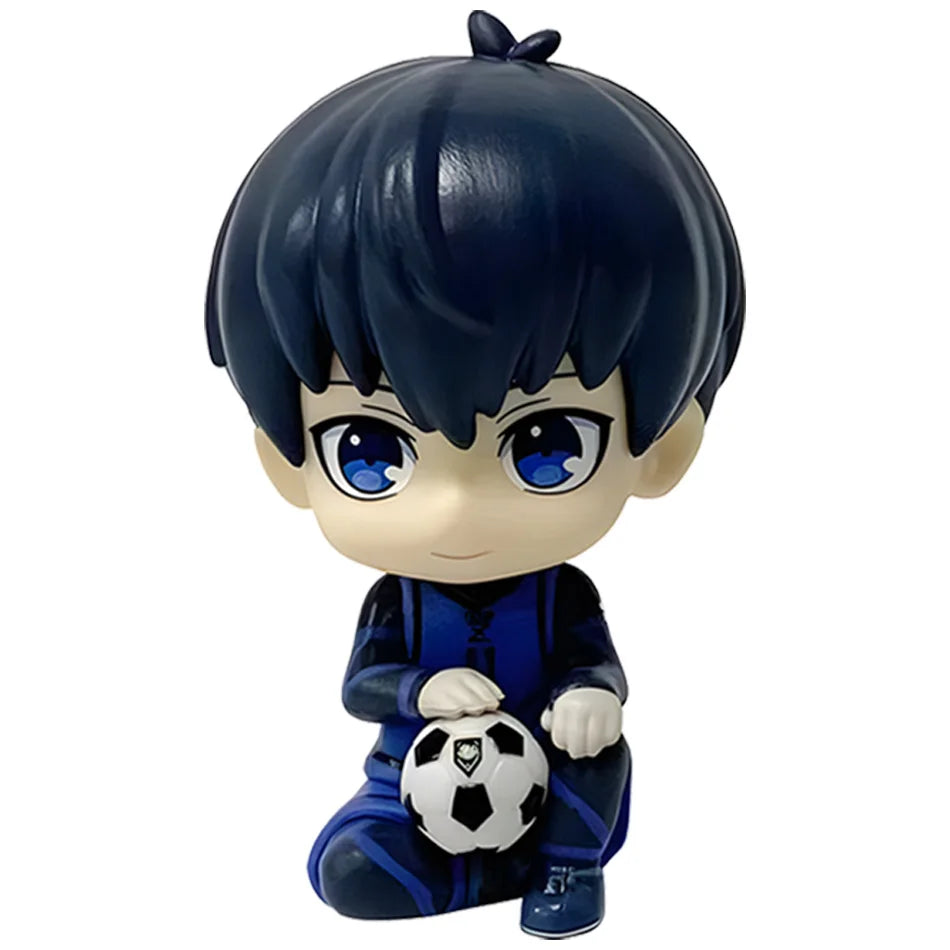 Action Figures Isagi Yoichi Bachira Meguru Anime Figure Q Version Figurine PVC Collectible Model Kids Doll Toys Gifts