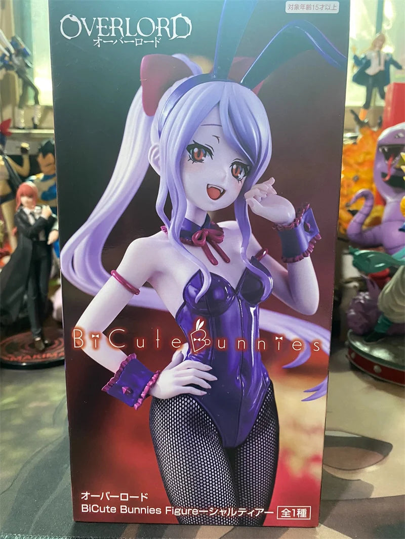 FuRyu BiCute Bunnies Shalltear Bloodfallen Bunny Girl Overlord Origina Collectible Model Anime Figure Toys 26cm Doll