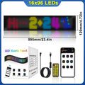 Intelligentes programmierbares Devil Eyes-Flexibles Panel-Licht für Autos APP-Steuerung LED-Matrix-Bildschirm-Nachrichten-Scrolling-Licht