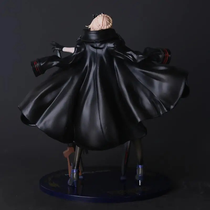 Fate Black Saber Altria Pendragon Holding Gun Fgo Pvc Figure Anime Collectible Desktop Ornament For Adult Anime Hobby Collectors