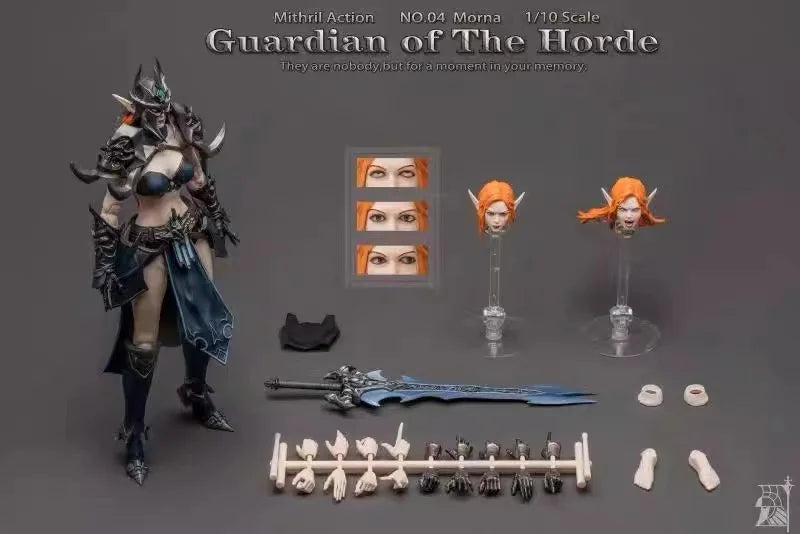Mithril Action 02 Berserker 03 Master NO.04 Morna 1/10 Scale Guardian of The Horde Action Figures Hobby Collectibles Models Toys