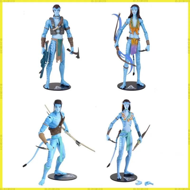 Mcfarlane Toys Avatar Jake Sully Reef Battle Neytiri Metkayina Reef 7-Inch Boxed Joint Movable Action Figure Model Toy