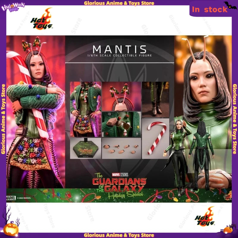 In Stock  HotToys 1/6 TMS094 Guardians of The Galaxy Christmas Special Praying Mantis Female Movable Model   Collectible Figure