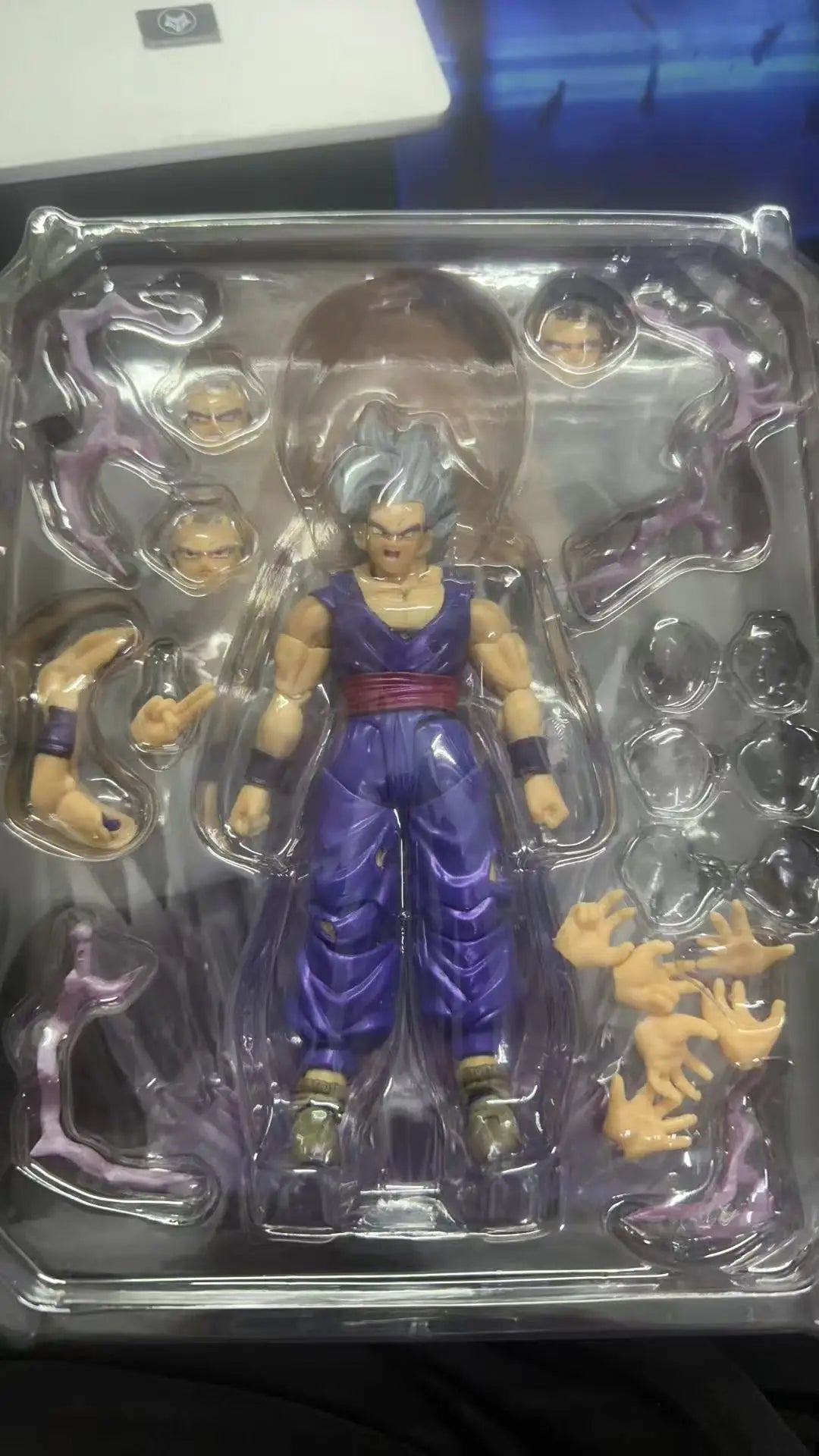 Dragon Ball Superhero Action Figure - Wild Beast Son Gohan Shf Exclusive SDCC CJ Limited Edition Collectible Toy for Fans