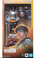 Brand New in Stock BANDAI Original Box S.H.Figuarts Berserk Caska Guts SHF Action Figure Model Gift for Kid Foam Box Packaging