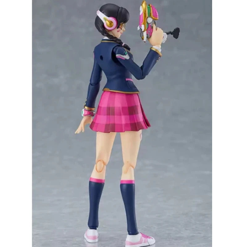 Original Figma 492 D.Va  Ver  Anime Style Action Figure  Collectible Desktop Decoration Birthday Gift