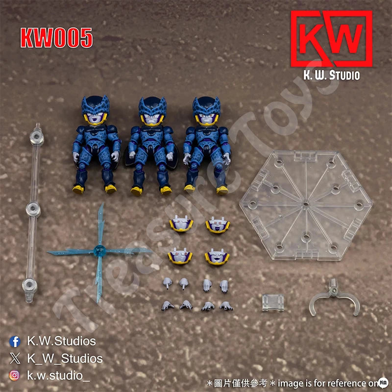 KW Studio Cell Jr. Figure Dragon Ball Z SHF Tiny Monster KW005 KW005P Cell Jr. Anime Action Figures Figurines Model Toys Gifts