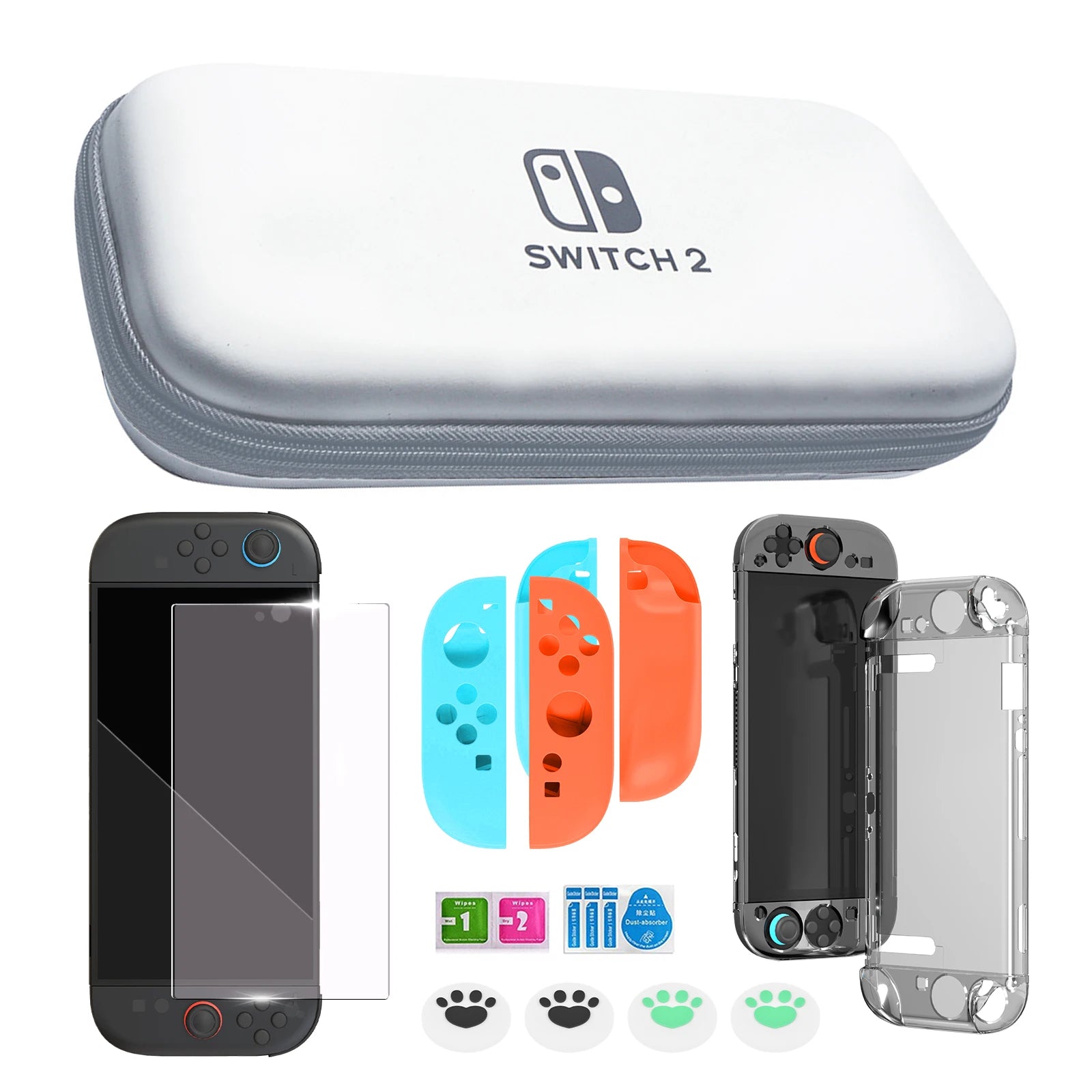 2025 New Nintendo Switch 2 Travel Carrying Bag Protective Cover Hard Shell Pack Game Travel Storage Bag Joy-Con Protective Cover