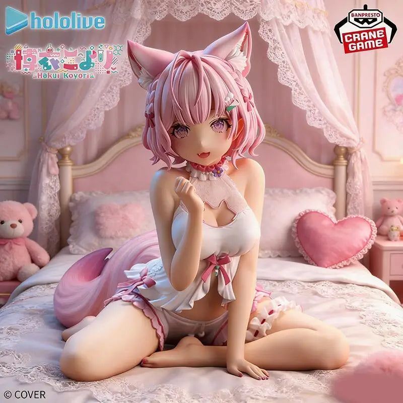 In Stock Bandai Original Banpresto Hololive If Relax Time Hakui Koyori Action Figures Anime Figura Doll Kids Toys For Girls Gift