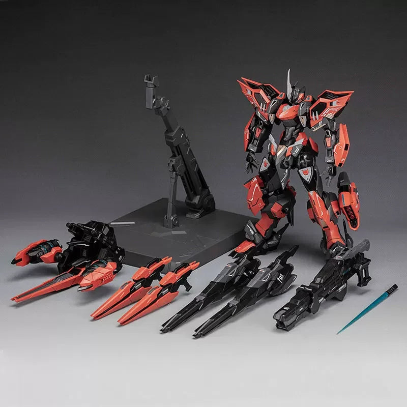 AN-01 Yanmie 1/100 Plastic Model Kit Assembly Mecha Alloy Frame Action Figure With Water Decal Collectible Toy Ornament Boy Gift