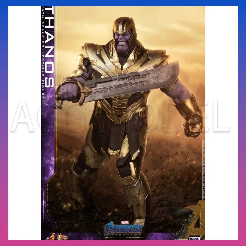 Original Hot Toys Thanos Action Figure 1/6 The Avengers 4 HT Thanos 3.0 MMS529 Anime Figure Endgame Model Toy Collection Gift
