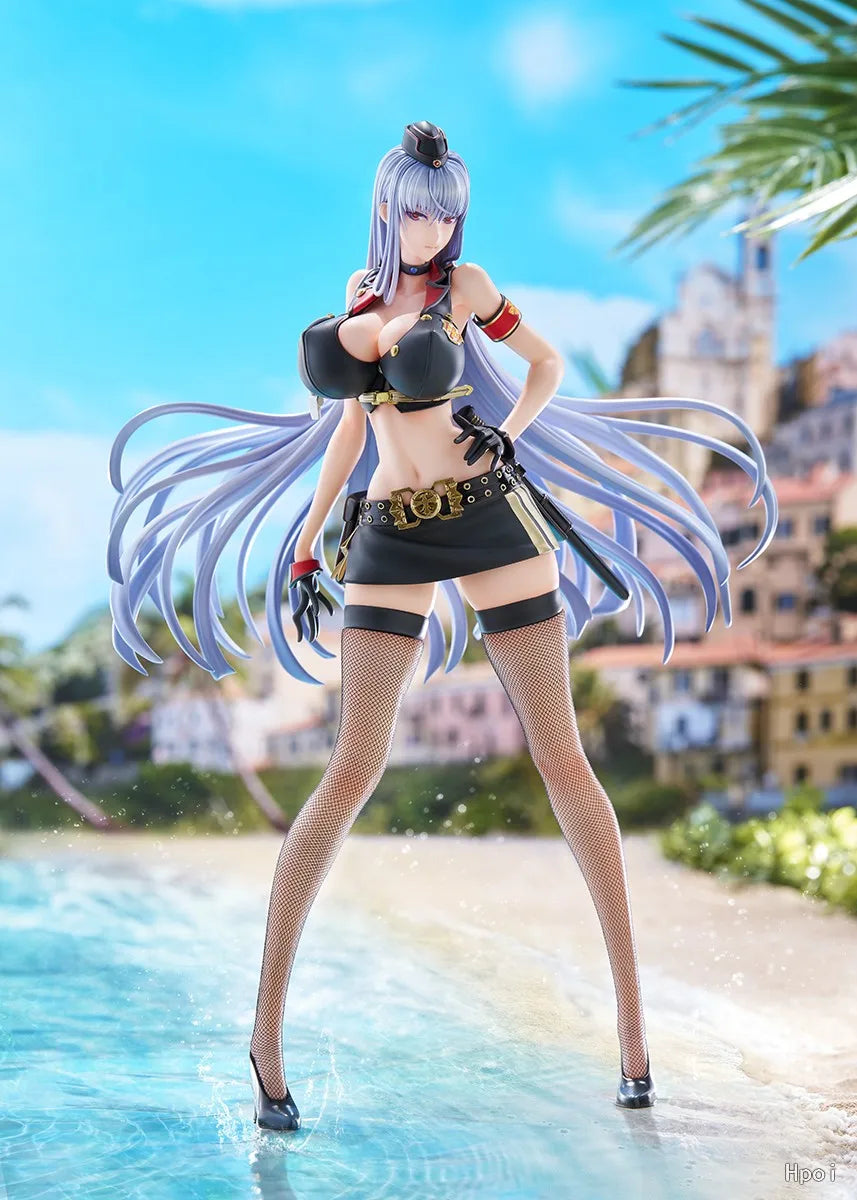 In Stock Original QuesQ Valkyria Chronicles 4 Selvaria Bles Swimsuit 1/7 Scale Model Toy
