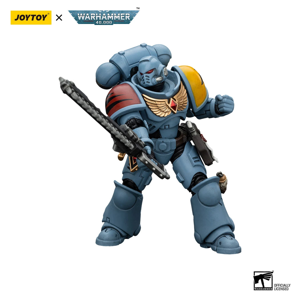 [IN-STOCK] JOY TOY Warhammer 40K 1/18 Action Figure Space Wolves Intercessors Anime Military Model
