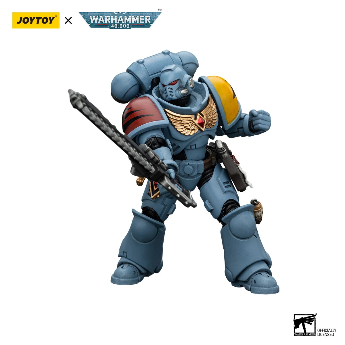 [IN-STOCK] JOY TOY Warhammer 40K 1/18 Action Figure Space Wolves Intercessors Anime Military Model