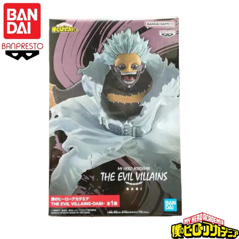In Stock Original Bandai Banpresto My Hero Academia Dabi Anime Characters Model Toy Birthday Present Garage Ornaments