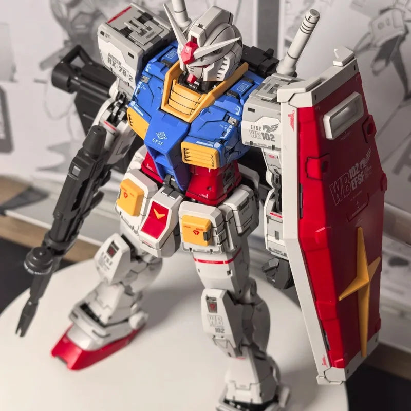 【IN STOCK】FAT CAT Model RX-78-2 2.0 MG 1/100 Assembly Model Kit Special RG Enlarged Version Action Figure Plastic Model Toy