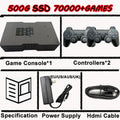 Super Game Console X King 8G Ram 500G Gaming SSD Batocera 3865U 70000+Games For Wii PS2 XBOX PSP Switch N64 Wireless handle