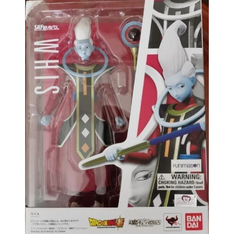 In Stock Bandai S H Figuarts Original Dragon Ball Whis Doll Brand New Boxed Action Figure Anime Characters Model Garage AS