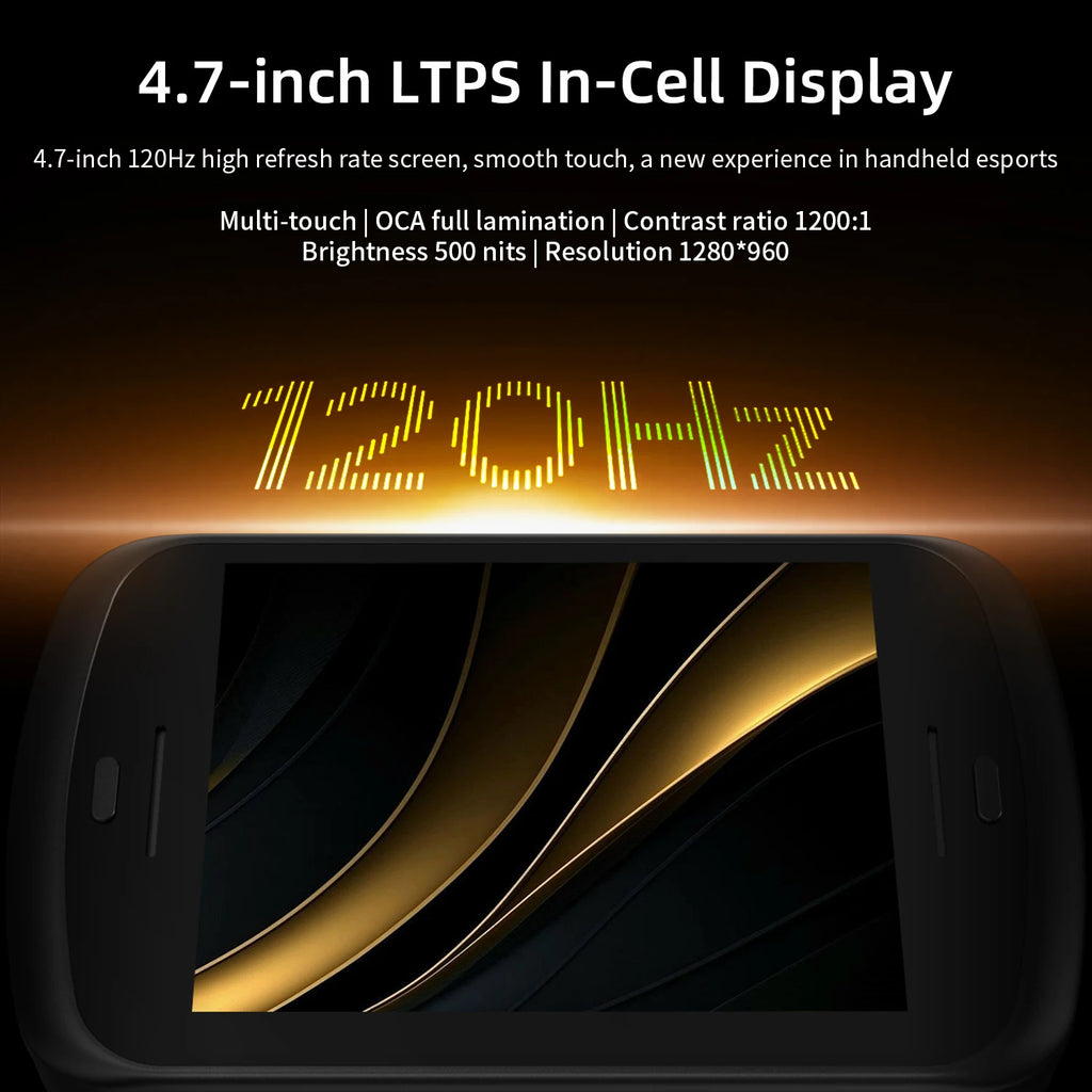 RG Slide Handheld Retro Video Game Console 4.7 Inch LTPS In-Cell Monitor 1280*960 Screen Android 13 5000mAh PSP Gaming