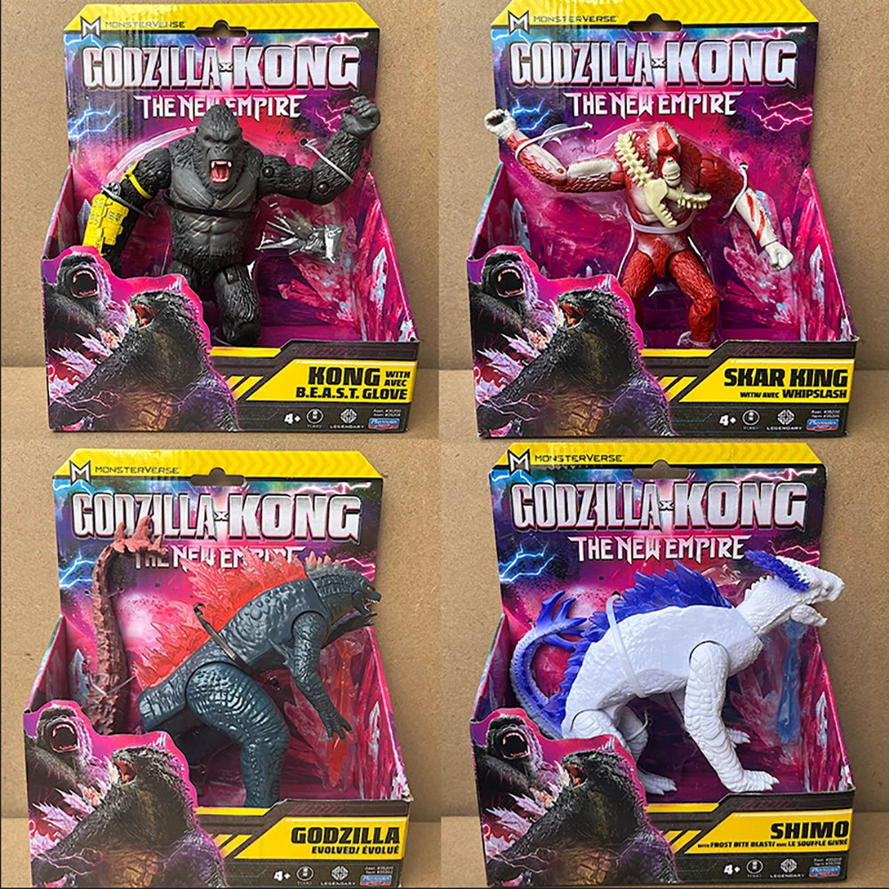 Monsterverse Godzilla X Kong The New Empire Rodan Action Figures Skar King Shimo Mothra Tiamat Rodan Titanus Scvlla Model Toys