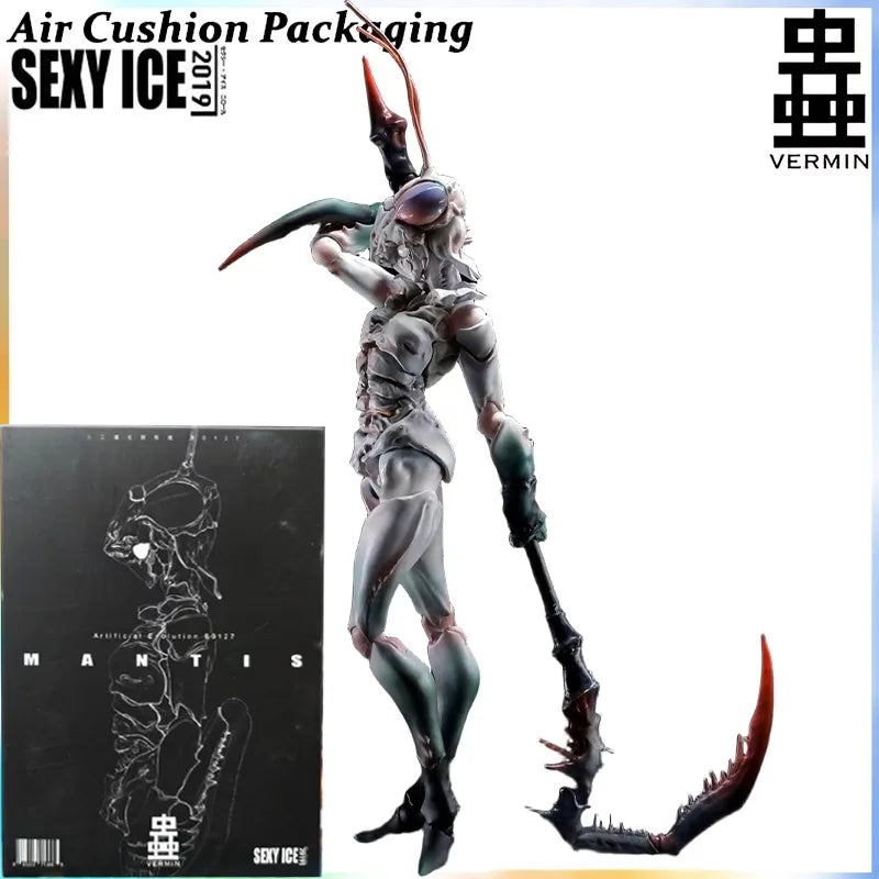 Sexy Ice Genuine Vermin Series Mantis Girl Tiger Beetle Artificial Evolutionary Experiment Subject Action Figures Model Toy Gift