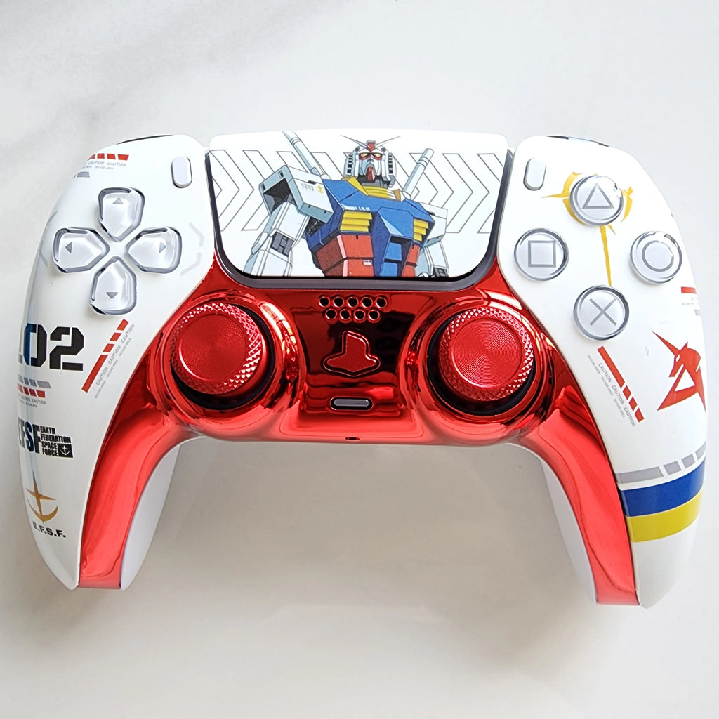 NEWJohnny Old Video Gamer Handmade Original Gamepad Upgraded Hall TMR Electromagnetic Joystick PS5 Wireless Gaming Controller
