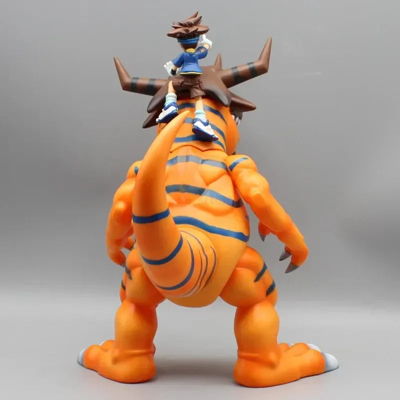 Digimon Collectible Figures Taiyiya Ancient Beast Evolution Greymon Animation Peripherals 30cm Toy Vinyl Model Ornaments Present