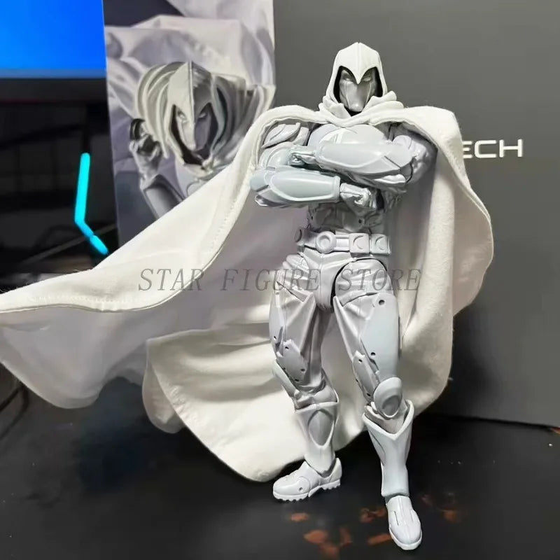 Erstaunliche Yamaguchi Moon Knight Actionfigur PVC Bewegliches Sammlerspielzeug Revoltech Avengers Marc Spector Figur Modell Geschenke