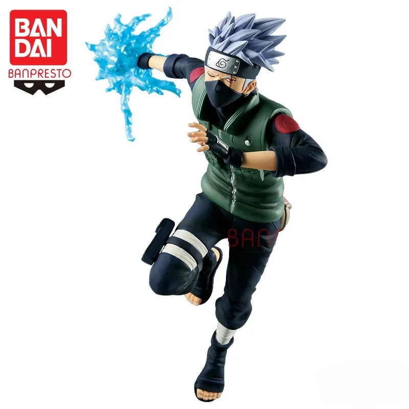 In Stock Bandai Banpresto Original Naruto Vibration Stars Hatake Kakashi  Doll Brand New Boxed Action Figure Figurine