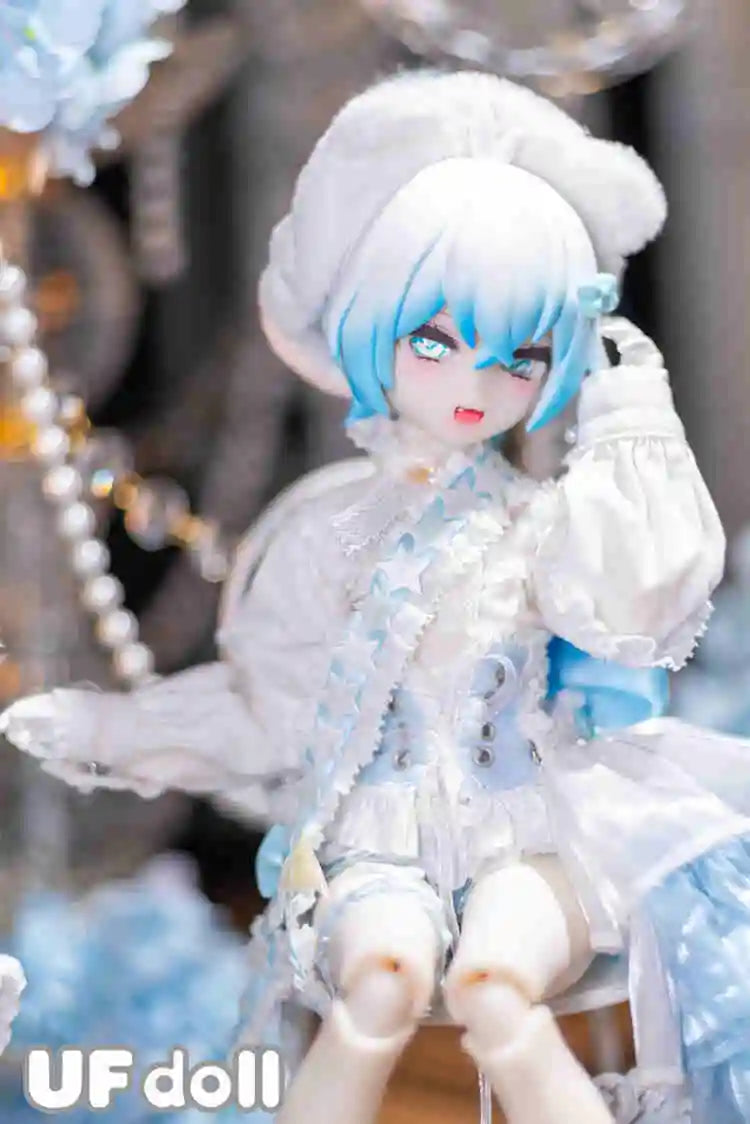 In Stock Ufdoll Blind Box Tea Plus Series 1/5 Bjd Anime Peripheral Figure Articular Mobility Desktop Ornament Collectible Gift