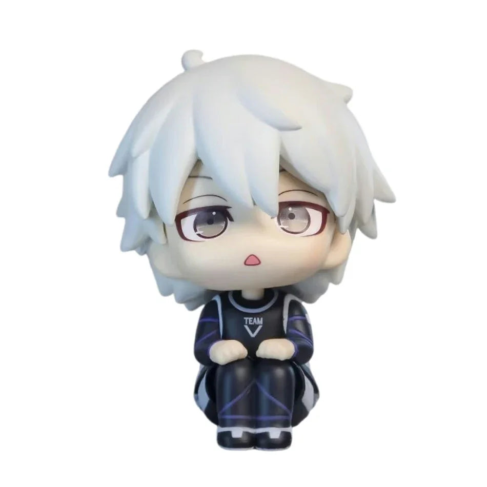 Action Figures Anime Figure Q Version Figurine PVC BLUE LOCK Isagi Yoichi Bachira Meguru Collectible Model Kids Doll Toys Gifts