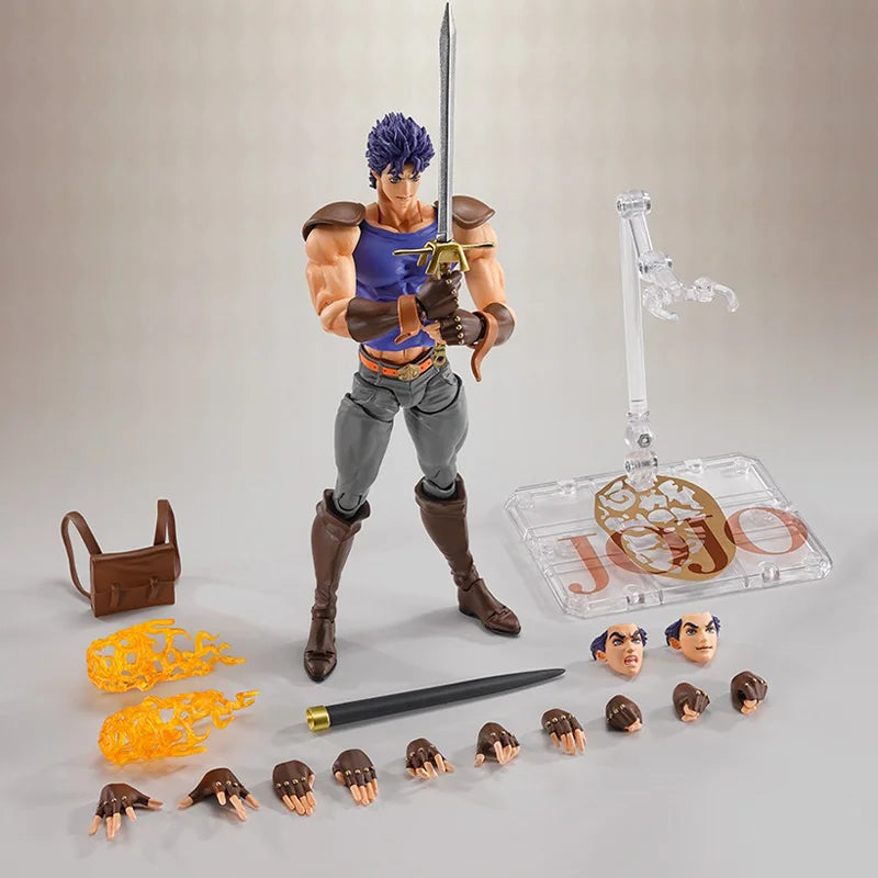 Spot SaleBandai S.H.Figuarts SHF JOJO JOJO JONATHAN JOESTAR Mol Kit SHF PVC about 14.5cm Action Figures Mol Toys Figurine GiftIn