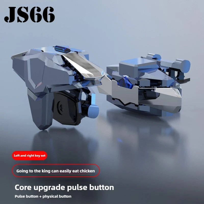JS66 Universal Mobile Phone Game Controller Aim Shooting L1 R1 Gaming Key Button for IOS Android Gamepad Pulse Physical Trigger
