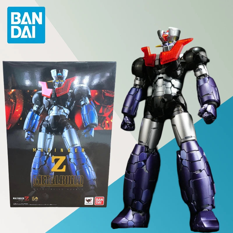 BANDAI  MB GREAT MAZINGER Z INFINITY METALBUILD Assembling Model 18CM Action Toy Figures Children's Anime Gifts