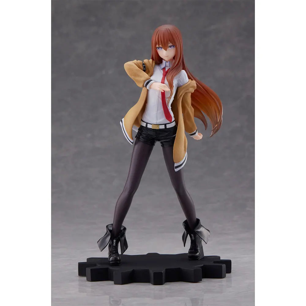 18CM Anime Steins;Gate Figure Makise Kurisu Sitting Position Anime Model Toys Gifts Collection Decoration Ornaments PVC