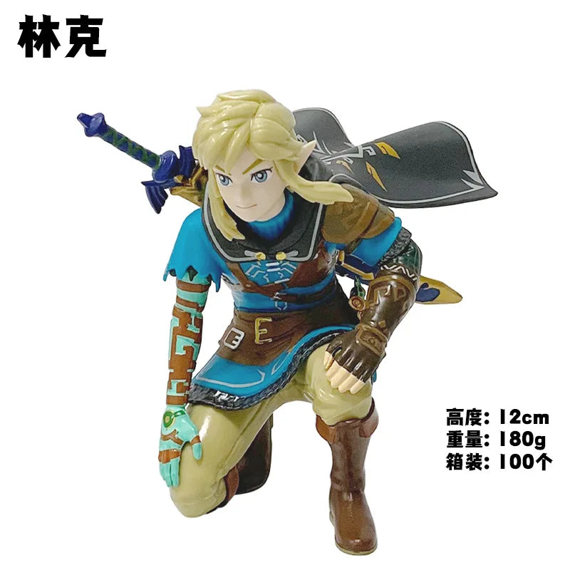 the Legend of Zelda Link's Awakening Skyward Sword 12CM Action Figure - Link And Princess Zelda Models Anime Cartoon Toy Gift