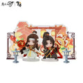 Original Mo Dao Zu Shi Wei Wuxian Lan Wangji "Dance And Music Ascending To The Level" Series Q-Version Figurine Collection Gift