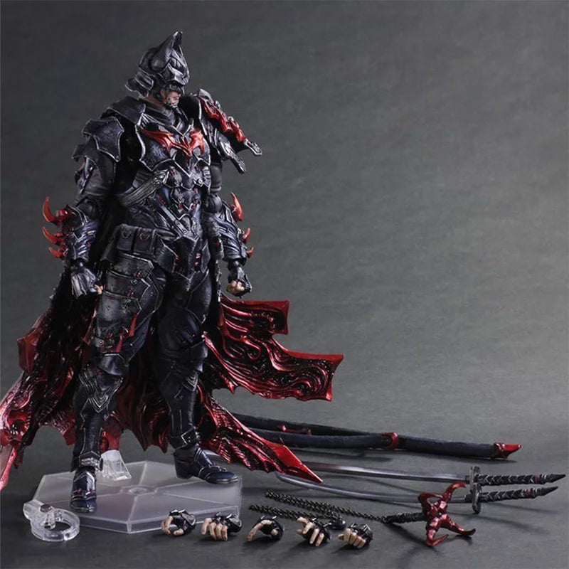 Play Arts Marvel Bushido Batman Action Figure 2017 Play Arts Kai BUSHIDO BATMAN 27cm Collectble Model Toy Gifts For Boyfriend