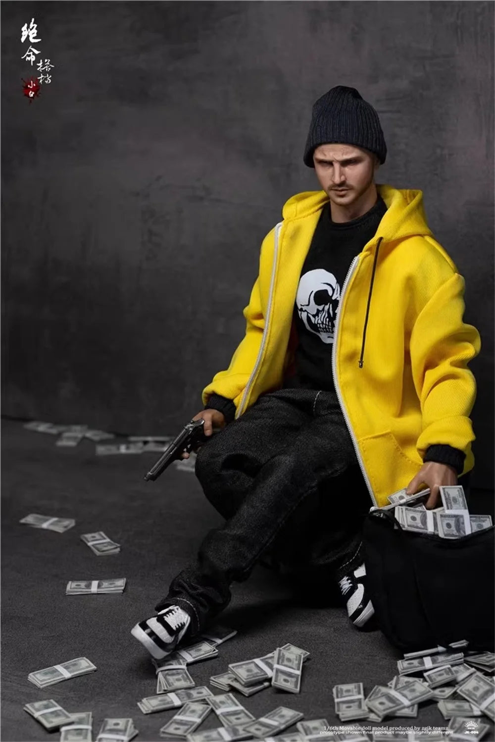 1/6 ZGJKTOYS JK-004 The Breaking Bad Series Pink Little White Doll Full Set Moveable Action Figure Gift For Fans Collectable