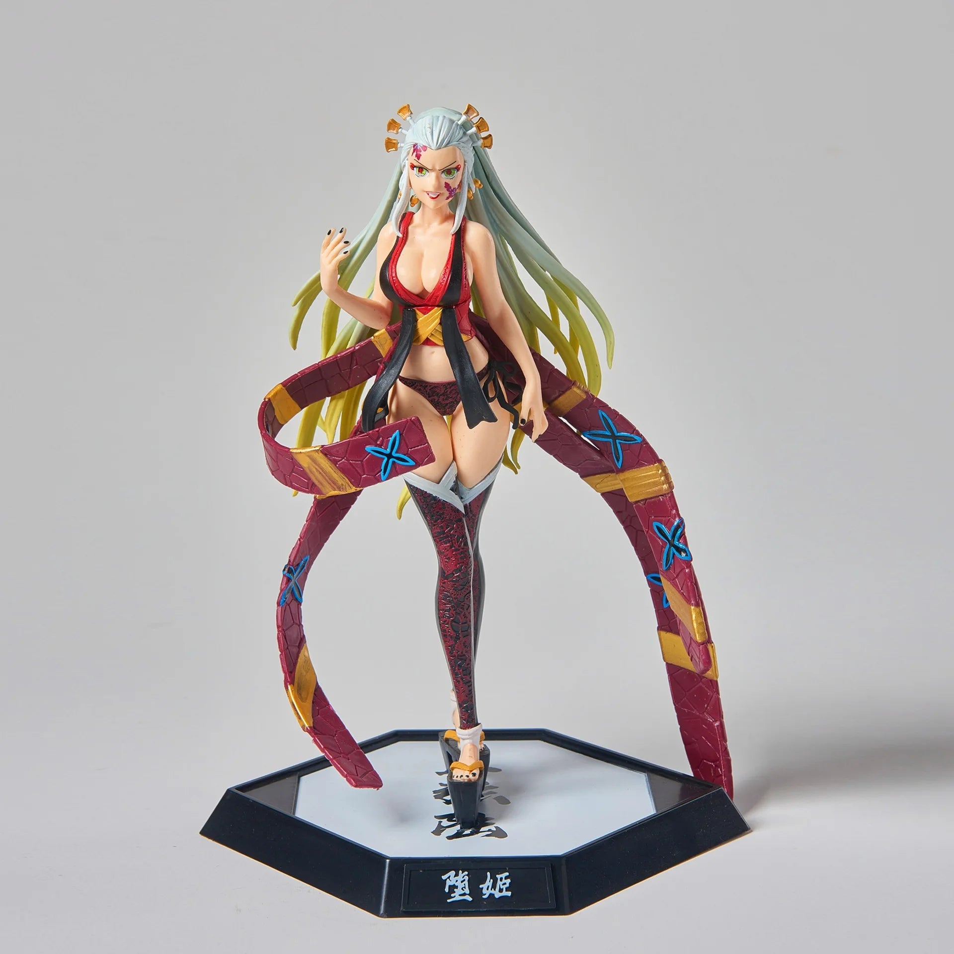 29 cm Kimetsu no Yaiba Anime Figuren Yoriichi Daki Gyutaro 12 Stil Action Figur Statue Modell Puppe Sammlung Spielzeug Geschenke