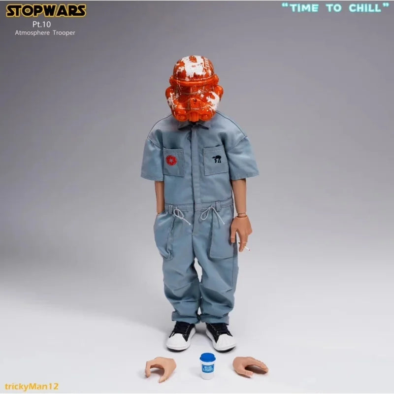 Stock Trickyman12 Pt.8-12 1/6 Soldier Stopwars Imperial Atmosphere Group 12'' Action Figure Toy Holiday Gifts Desktop Decoration