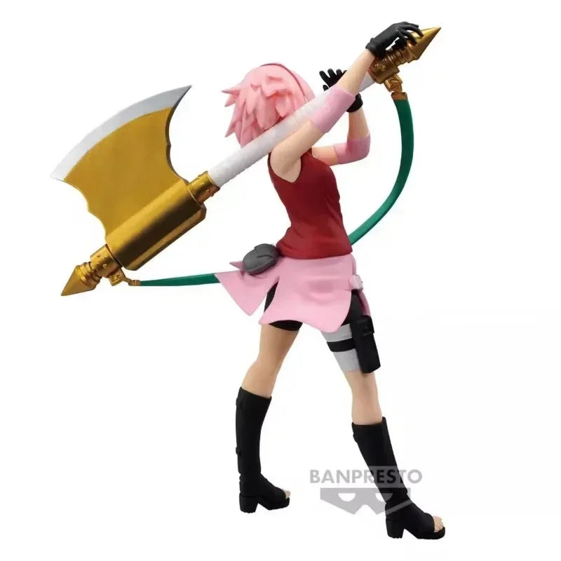 Original Bandai Shfiguarts Naruto Haruno Sakura Narutop99 Edition Actionfigur Anime Modell Spielzeug Ninjia Ornamente Figur Geschenke
