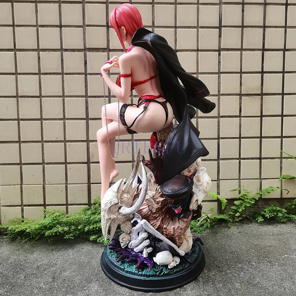 47cm GK Chainsaw Man Makima 1/4 Girls Toys With Clothes Japanese Anime PVC Action Figure Toy Game Collectible Model Doll