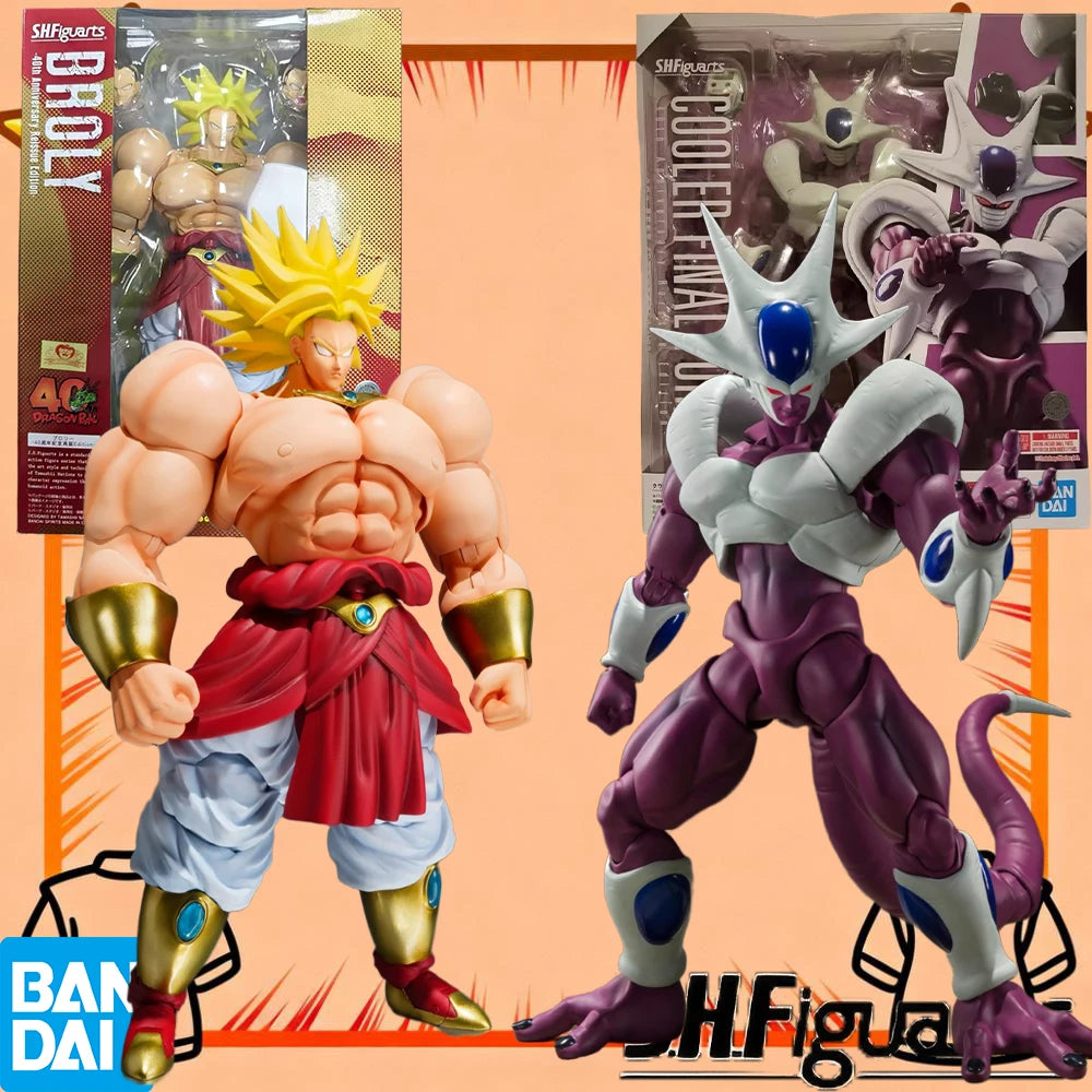100% Authentic In Stock Bandai S.H.Figuarts Dragon Ball Cooler & Broly Anime Action Figure Collection Model Toy
