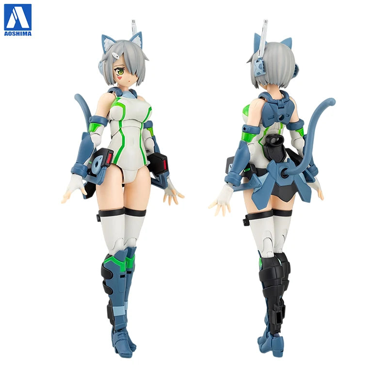 Aoshima V.F.G. Macross Delta VF-31A Kairos SP Action Figures Collectible Mecha Girl Plastic Model Kit