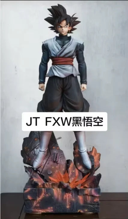 New JT Studio 37CM Dragon Ball Zamasu Anime Figures Goku Black Figure PVC Statue Desktop Decoration Collection Model Toys Gifts